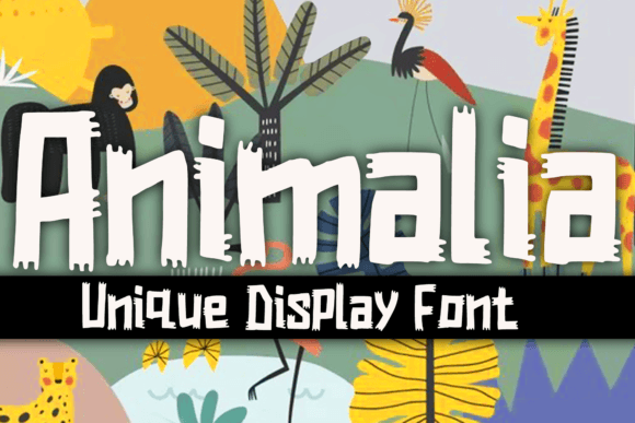 Animalia: A Playful Display Font That Feels Like a Design Win
