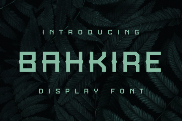 Bahkire: A Funky Display Font That Elevates Digital Headlines