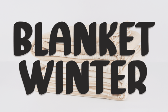 Blanket Winter: A Bold Display Font for Digital Branding