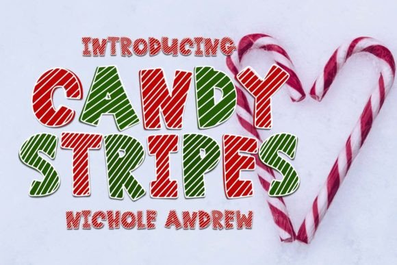 Candy Stripes: A Playful Display Font for Joyful Digital Branding