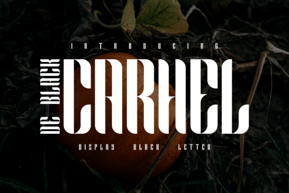 Carhel De Black: A Display Font for Bold Digital Identity