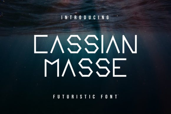 Cassian Masse: A Futuristic Display Font for Digital Design