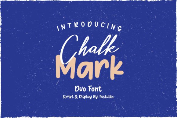Chalk Mark Duo: A Playful Display Font That Works in Real Campaigns