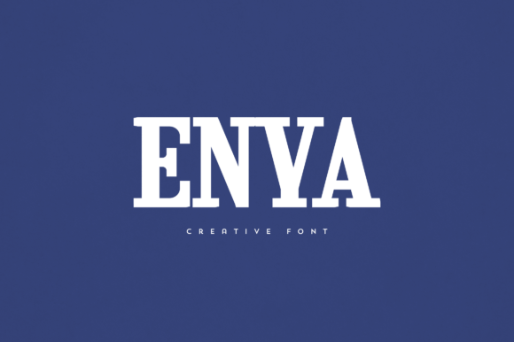 Enya: A Display Font That Elevates Digital Branding