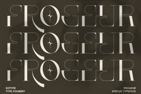 Frogeur: A Modern Serif Display Font for Thoughtful Editorial Moments