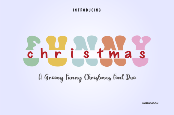 Funny Christmas Duo: A Playful Display Typeface for Holiday Editorial Design