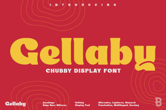 Gellaby: A Display Font That Earns Its Space