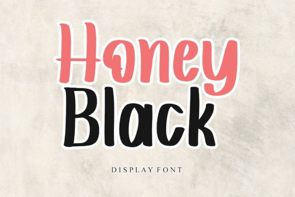 Honey Black: A Display Font That Makes Your Headlines Pop