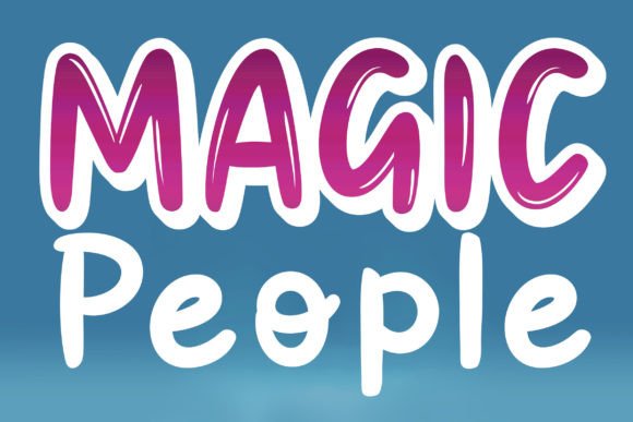 Magic People: A Display Font That Makes Your Headlines Pop