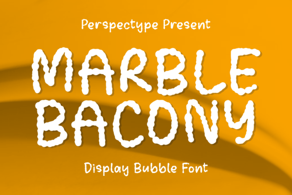 Marble Bacony: A Handwritten Display Font with Gentle Confidence