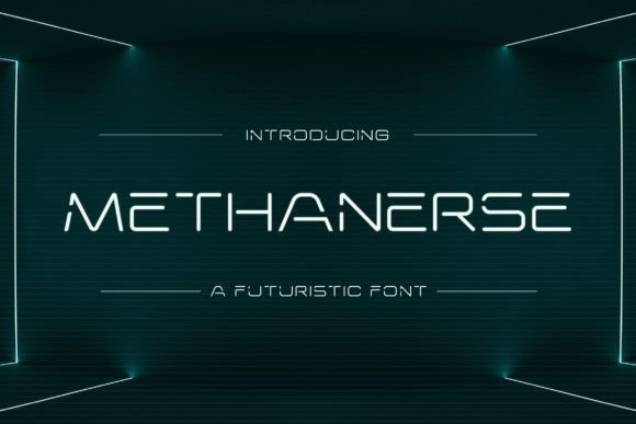 Methanerse: A Display Font with Quiet Futurism
