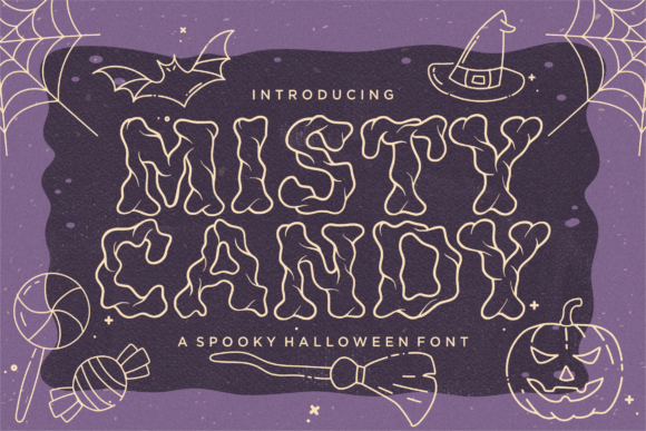 Misty Candy: A Spooky-Perfect Display Font for Handmade Creators