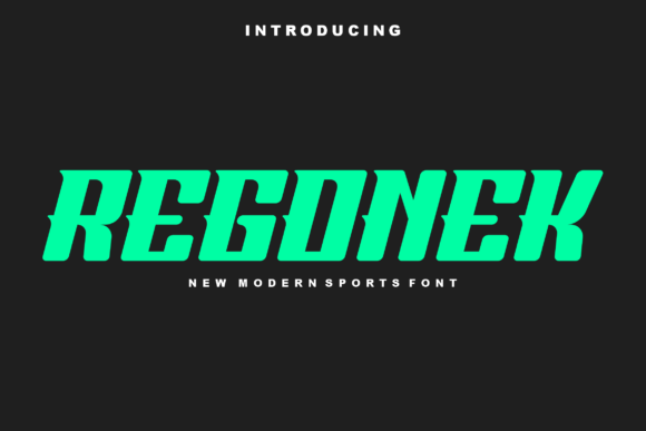 Regonek: A Display Font That Moves With Your Story