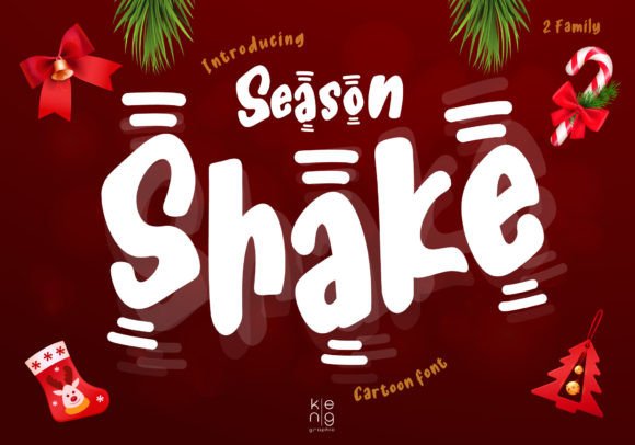 Season Shake: A Bold Display Font for Scroll-Stopping Campaigns