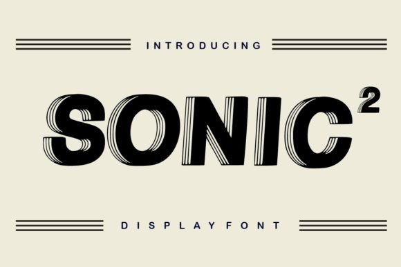 Sonic 2: A Display Font That Speaks with Character
