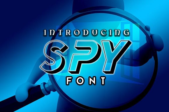Spy: A Bold Display Font for Digital Brand Impact