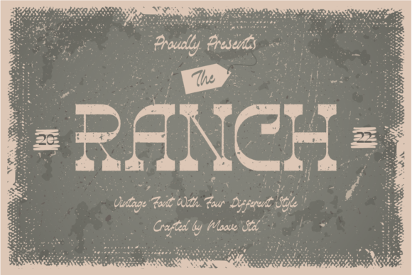 The Ranch Duo: A Bold Display Font That Cuts Through the Feed