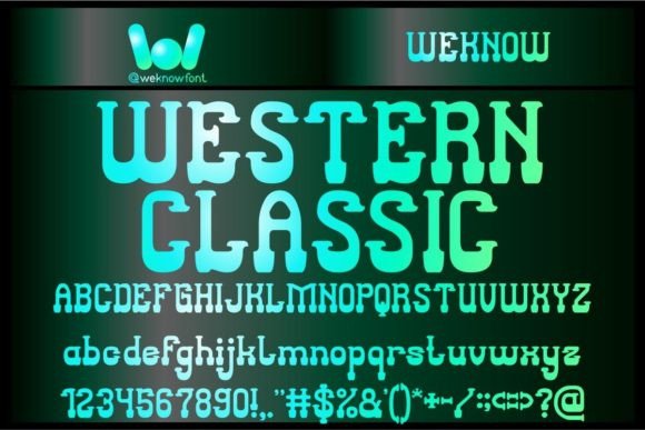 Western Classic: A Display Font with Quiet Cowboy Charm