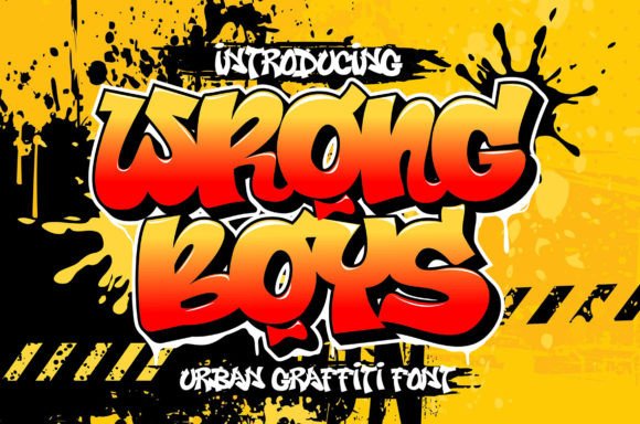 Wrong Boys: A Bold Display Font for Standout Branding
